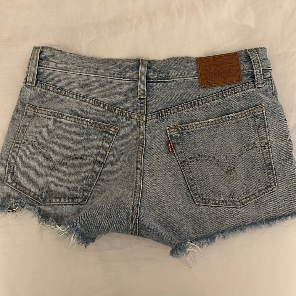 LEVIS Premium 501 Original Jean Shorts - Size 27